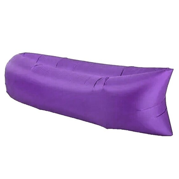 Inflatable Lounger Air Sofa Lazy Bed Great For Travel Camping Or Beach - Picture 3 of 3